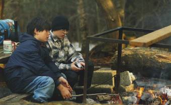 Campfire Pit Outside An Adirondack (Jeff Rogers)